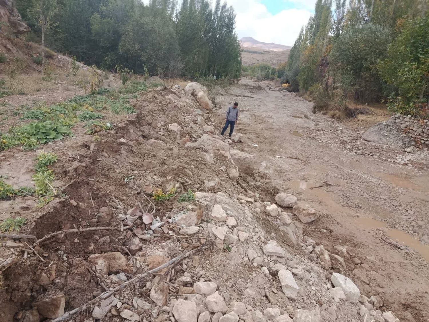 رفع تصرف از دو محدوده رودخانه خسرویه فاروج خراسان شمالی